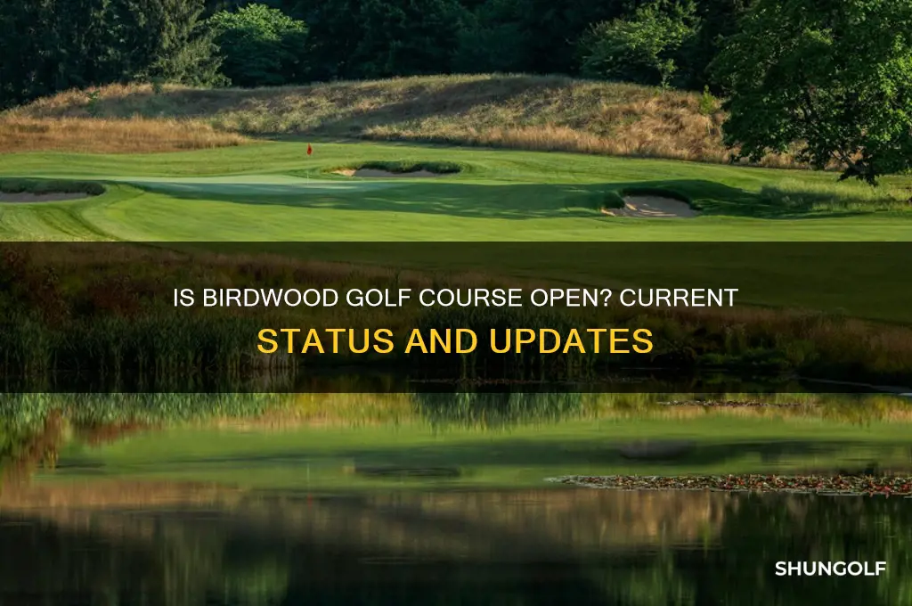 is birdwood golf course open
