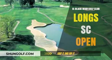 Is Black Bear Golf Club in Longs, SC Open for Play?
