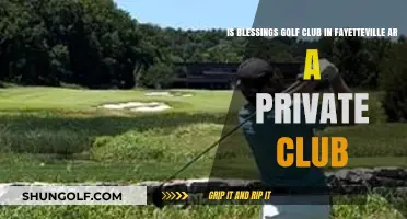 Is Blessings Golf Club in Fayetteville, AR a Private Club?