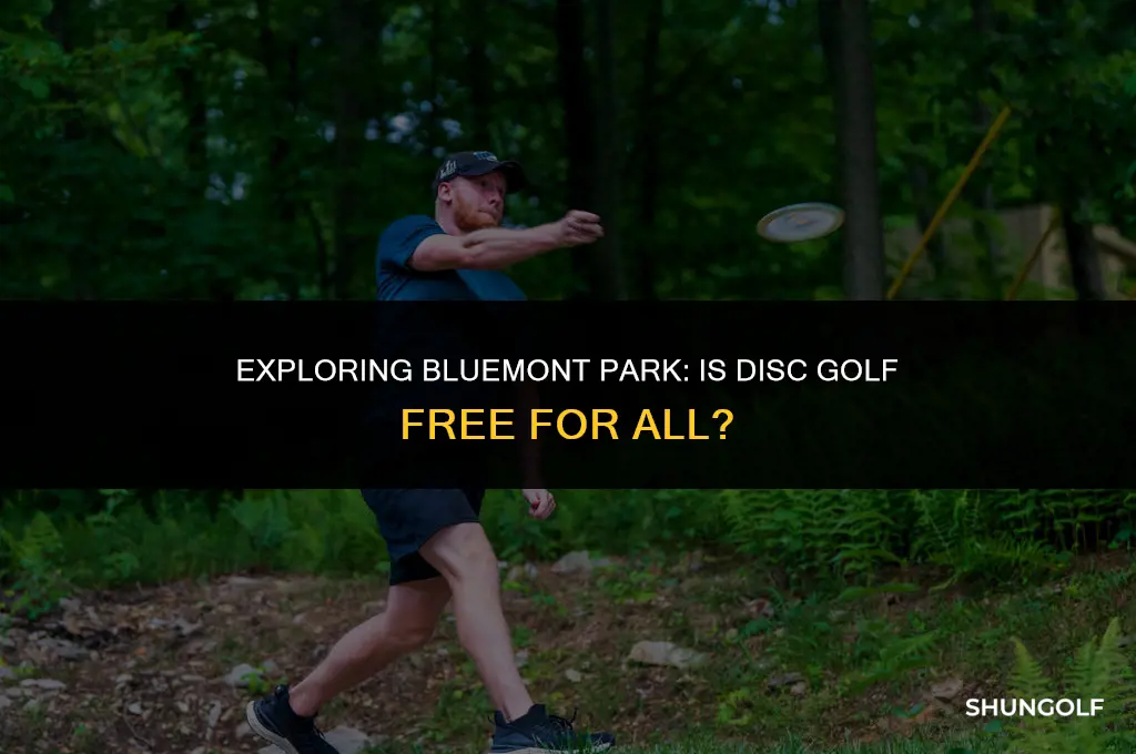 is bluemont park disc golf free