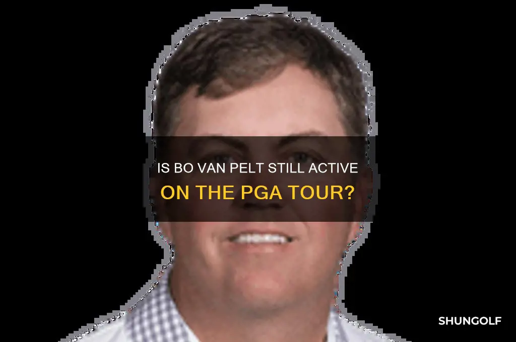 is bo van pelt a current pga golfer