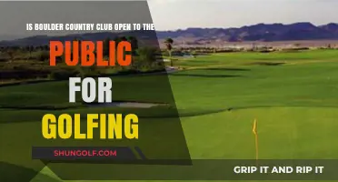 Is Boulder Country Club Public? Golfing Access Explained