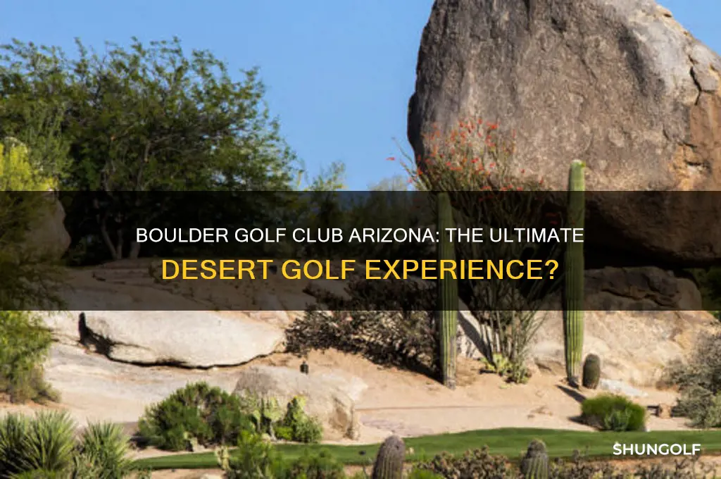 is boulder golf club arizona the best golf course