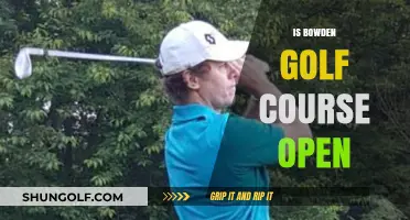 Is Bowden Golf Course Open? Current Status and Updates