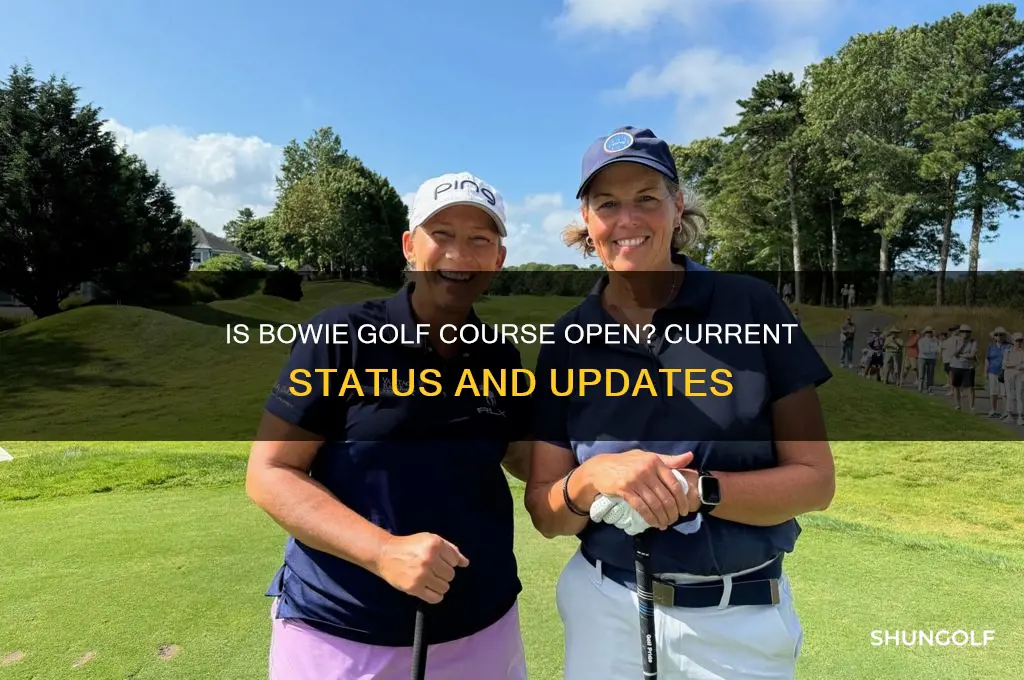 is bowie golf course open
