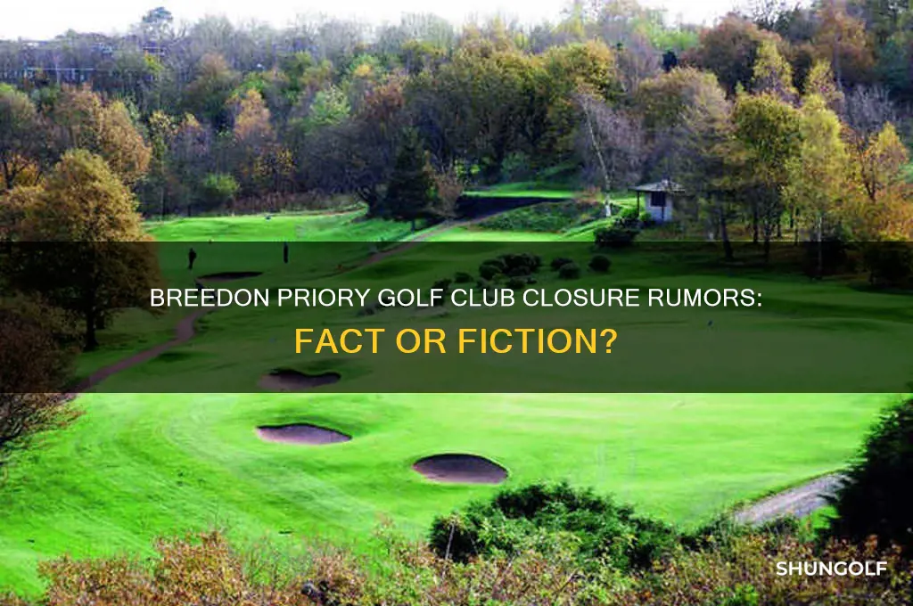 is breedon priory golf club closing