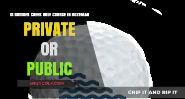 Bridger Creek Golf Course in Bozeman: Private or Public Access?
