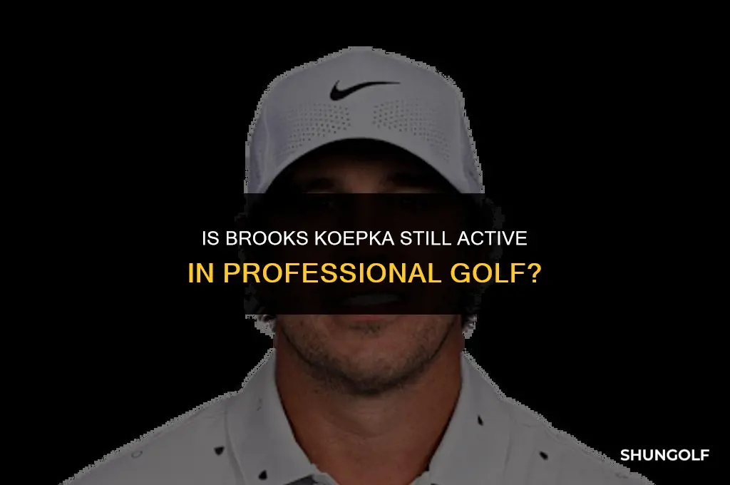 is brooks koepka a live golfer