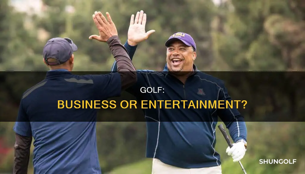 is business golf entertainment