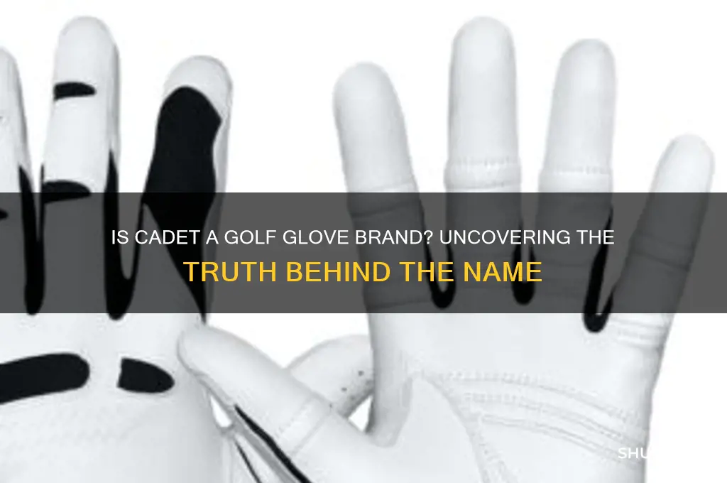 is cadet a brand of golf glove