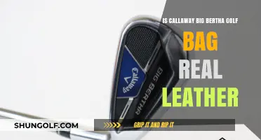 Unveiling the Truth: Is the Callaway Big Bertha Golf Bag Genuine Leather?