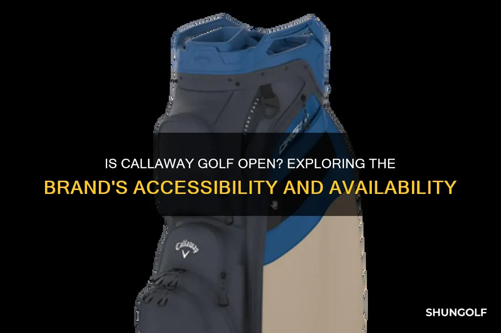 is callaway golf open