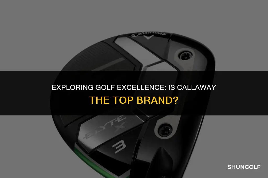 is callaway the best golf brand