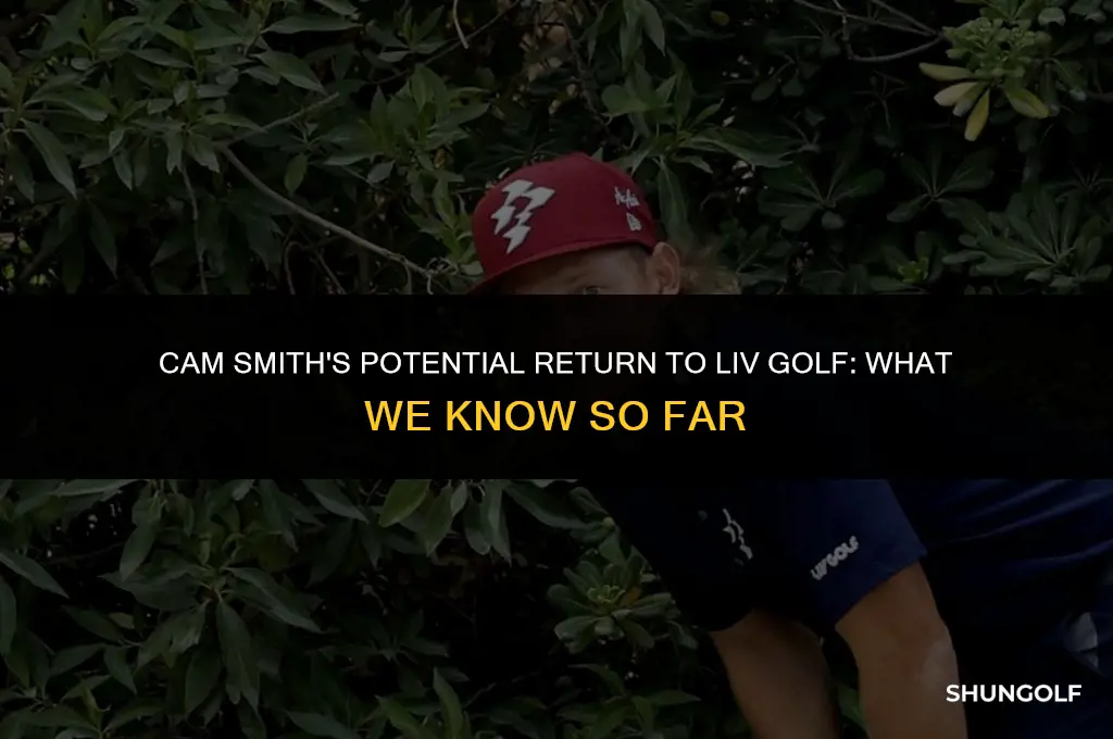 is cam smith going to live golf