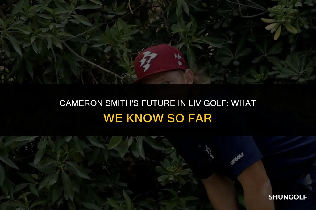 is cameron smith going to live golf