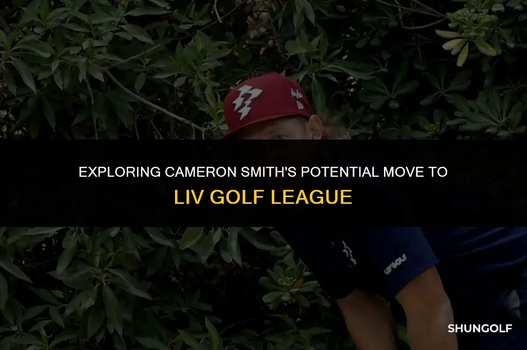 is cameron smith in liv golf league