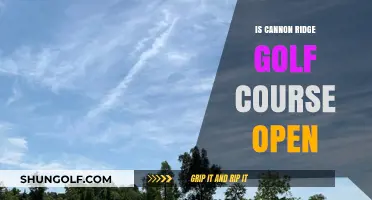 Is Cannon Ridge Golf Course Open? Current Status and Updates
