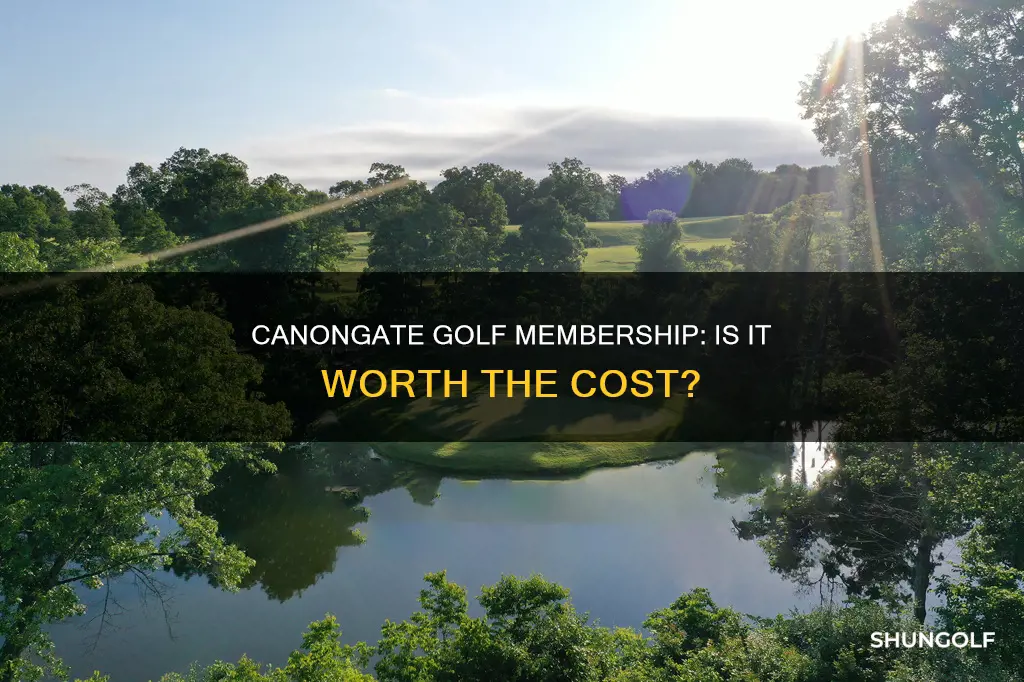 is canongate golf membership worth it