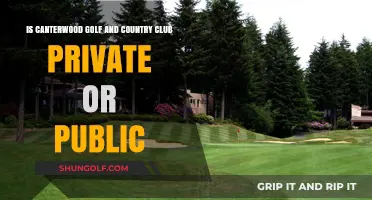 Is Canterwood Golf and Country Club Private or Public?