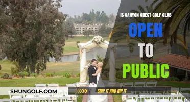 Is Canyon Crest Golf Club Publicly Accessible? Find Out Here