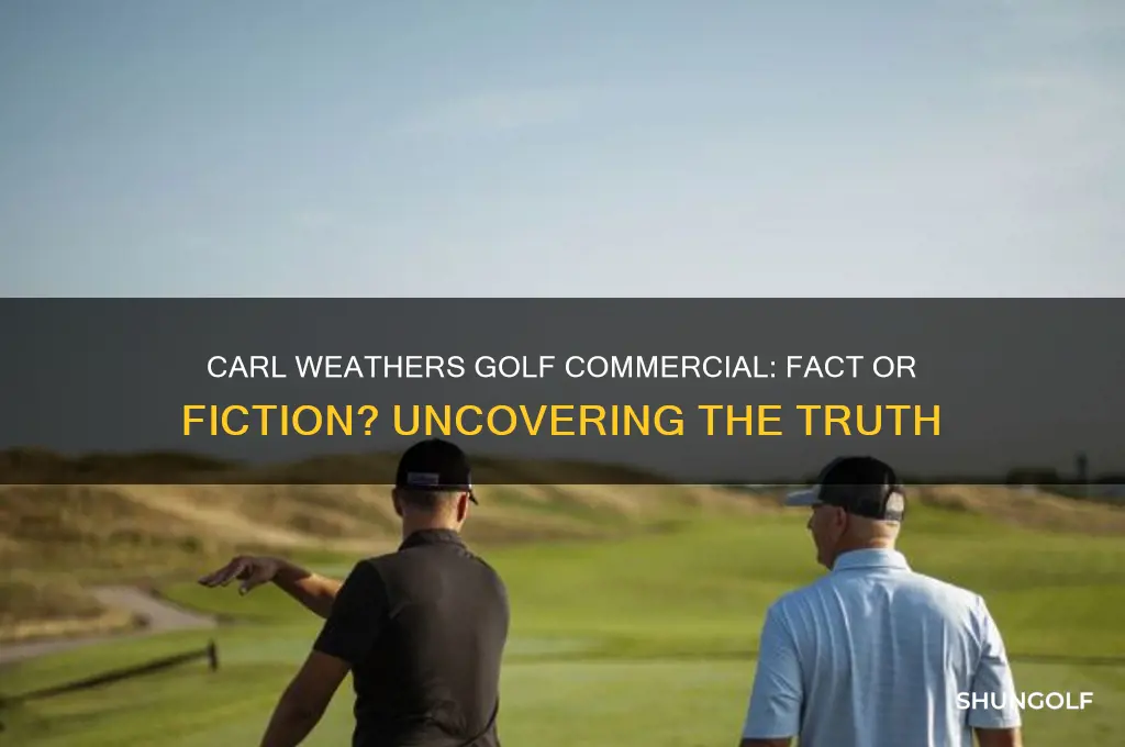 is carl weathers in a golf commercial