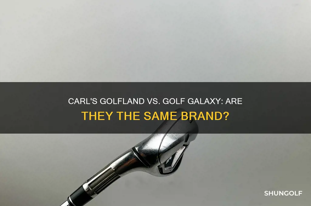 is carls gofland and golf galaxy the same