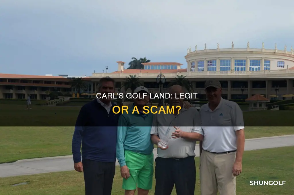 is carls golf land legit