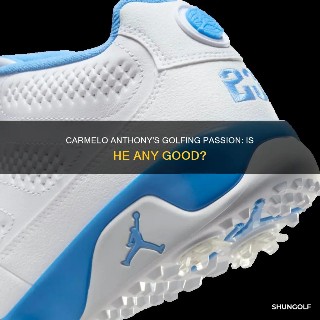 is carmelo anthony a golfer