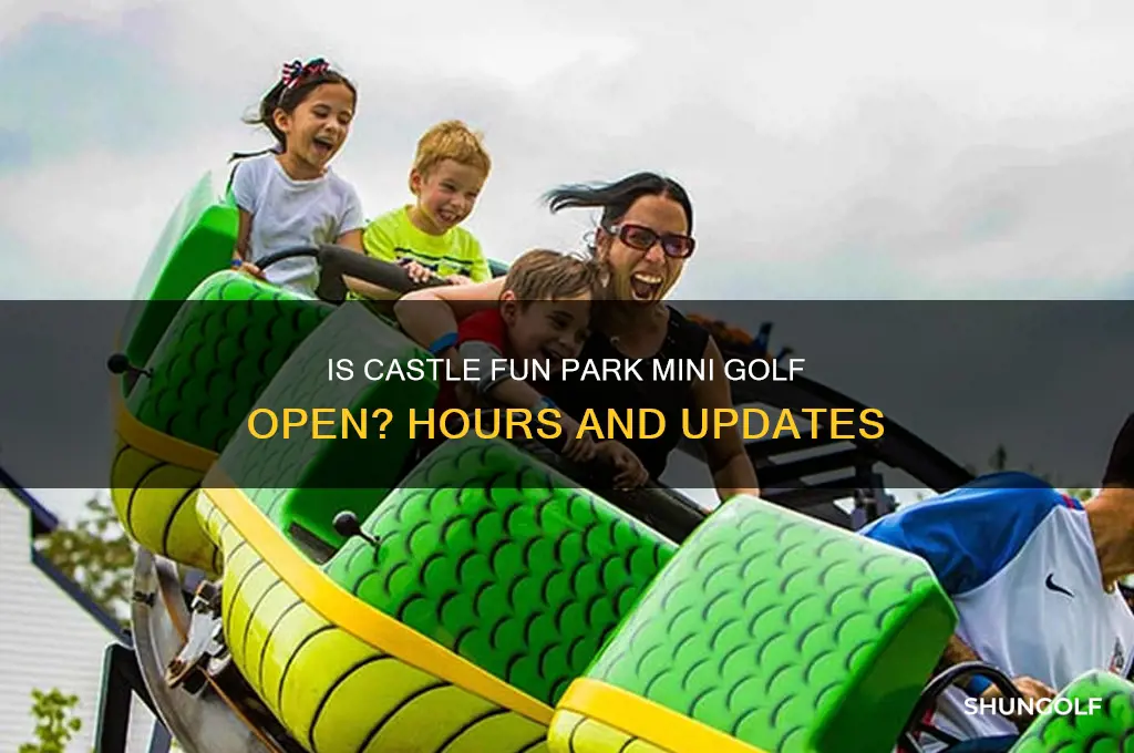 is castle fun park mini golf open