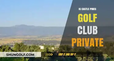 Is Castle Pines Golf Club Private? Exploring Membership and Access Details