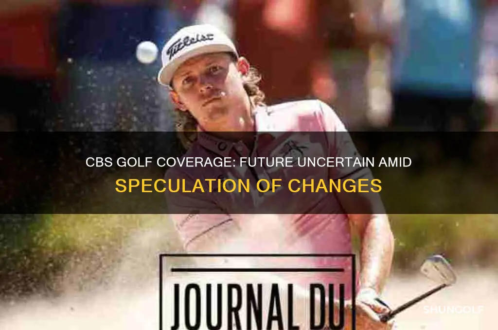 is cbs ending its golf coverage in the future