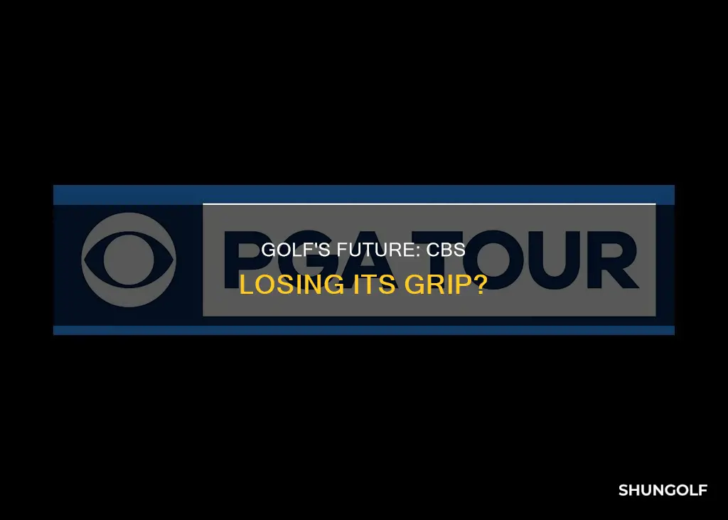 is cbs losing golf