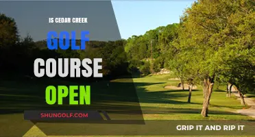 Is Cedar Creek Golf Course Open? Current Status and Updates