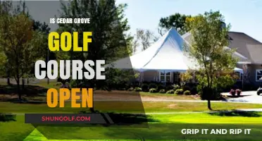 Is Cedar Grove Golf Course Open? Current Status and Updates