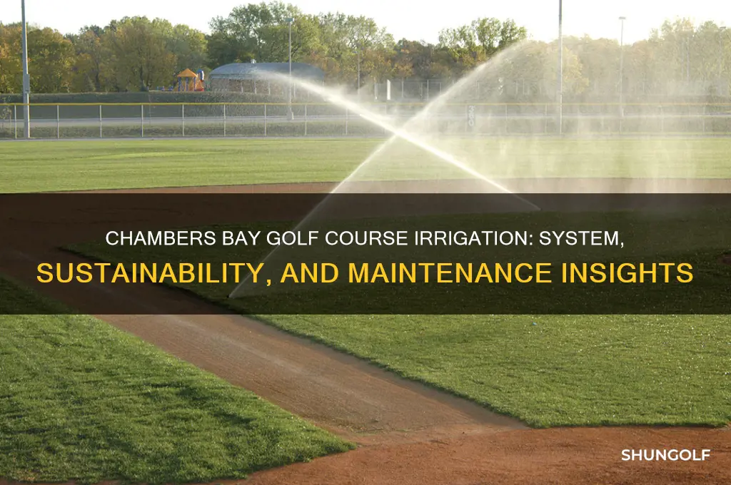 is chambers bay golf course irrigation