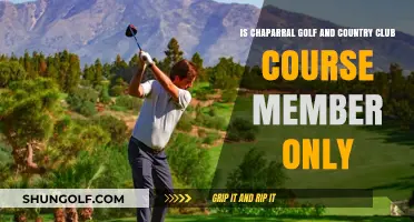 Chaparral Golf and Country Club: Is Membership Required to Play?