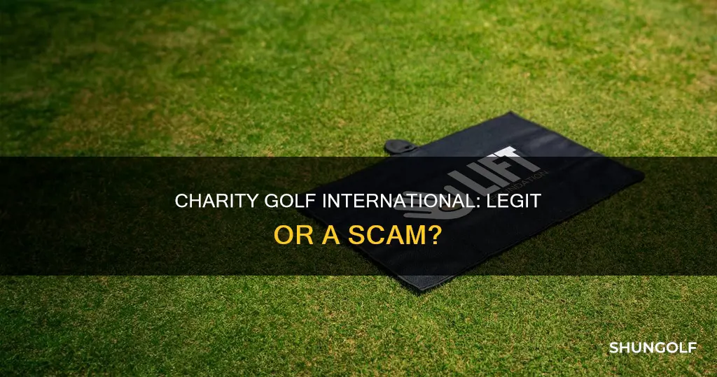 is charity golf international legit