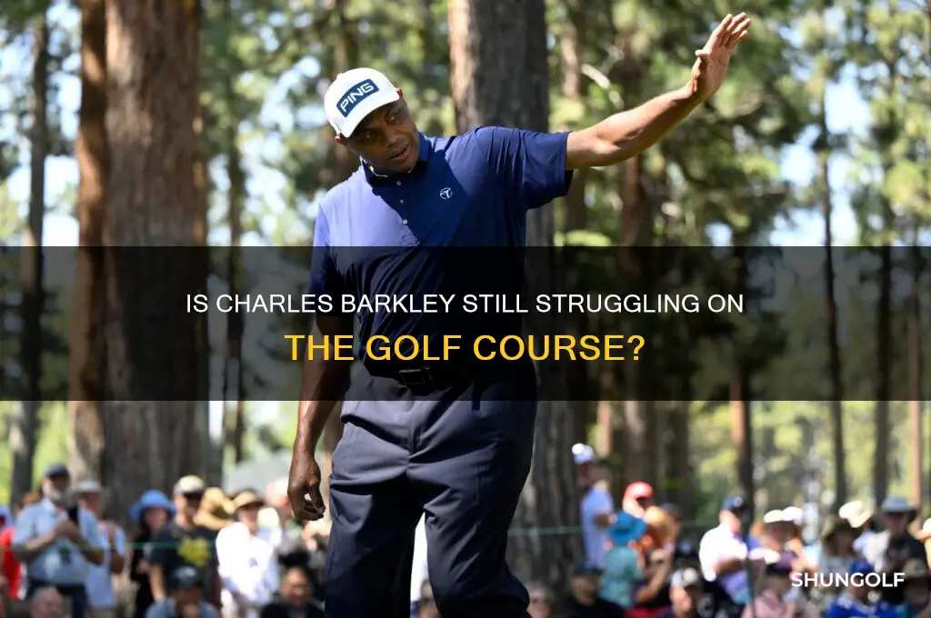 is charles barkley still bad at golf