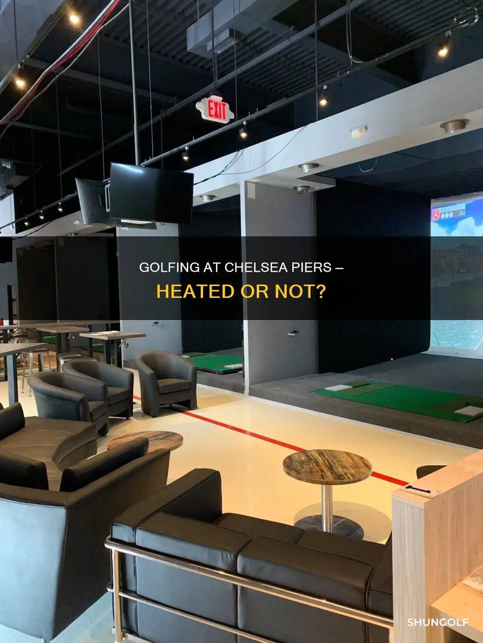 is chelsea piers golf heated
