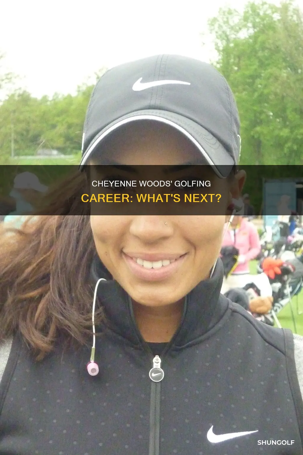 is cheyenne woods still golfing
