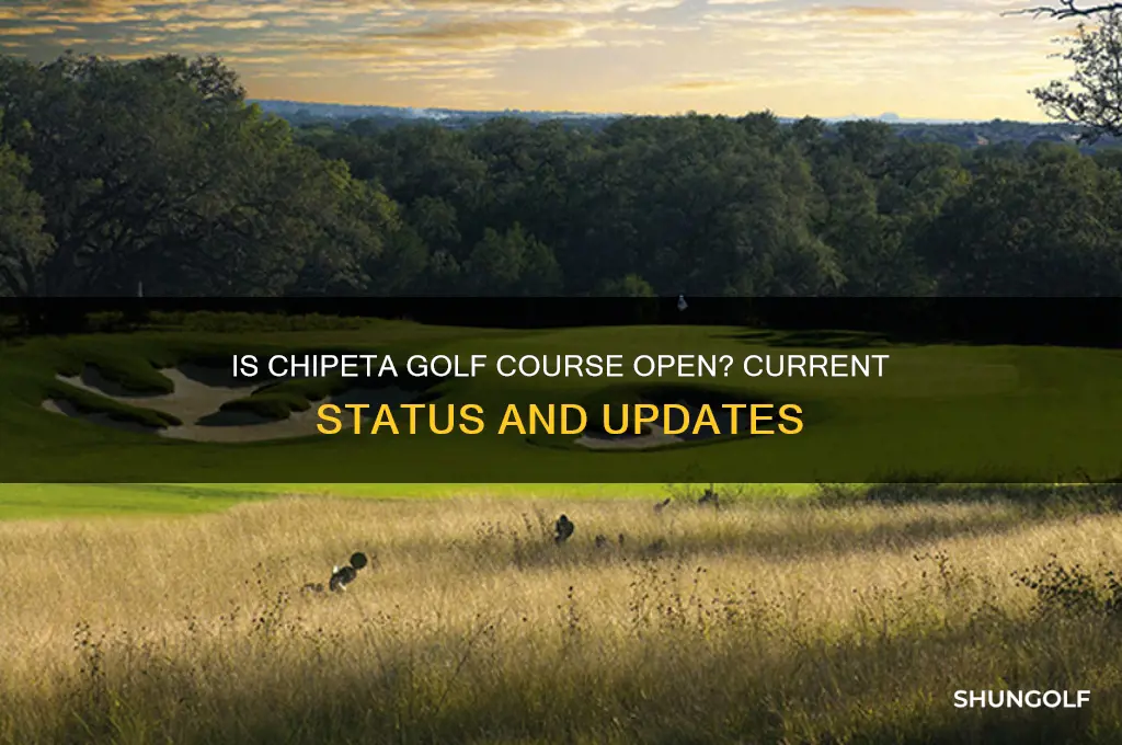 is chipeta golf course open