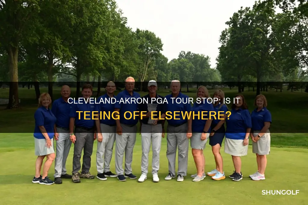 is cleveland akron losing s golf stop on pga our