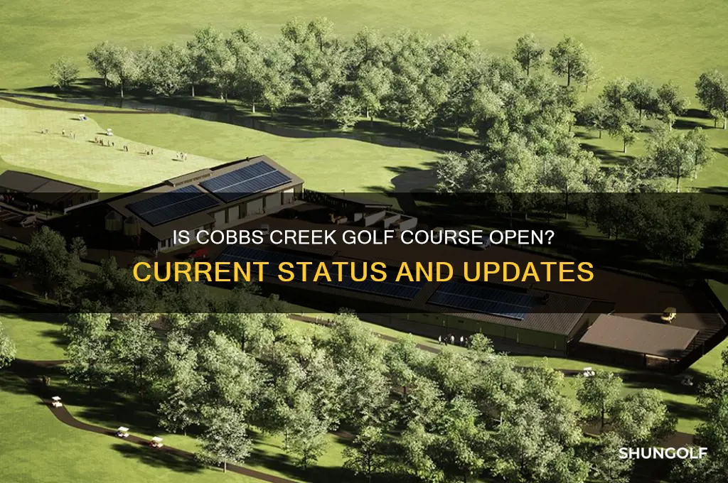 is cobbs creek golf course open
