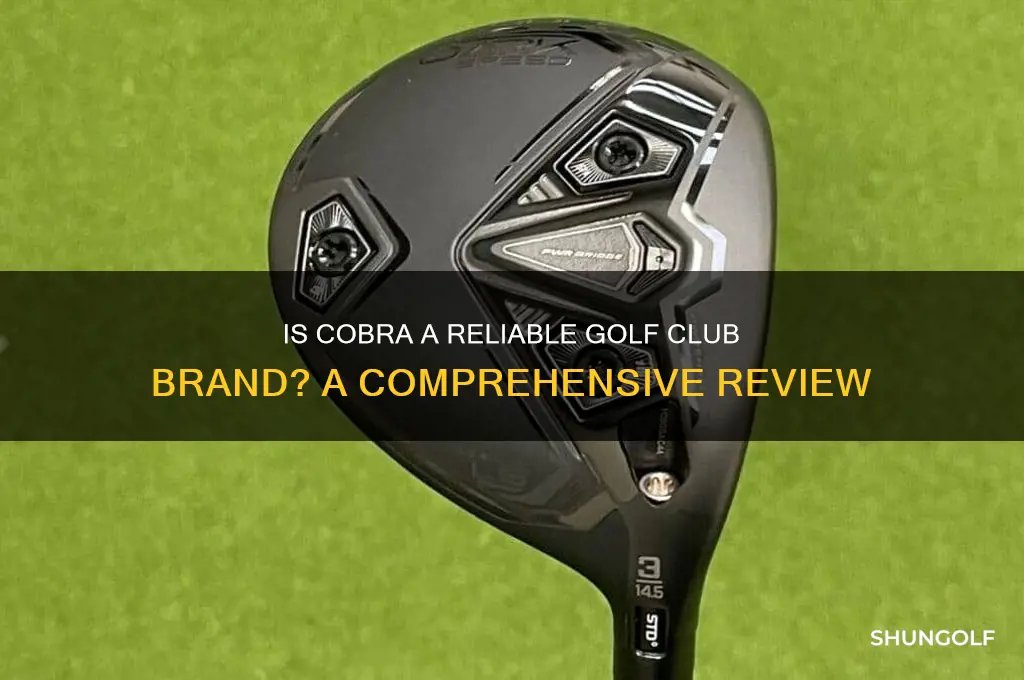 is cobra a good brand of golf clubs