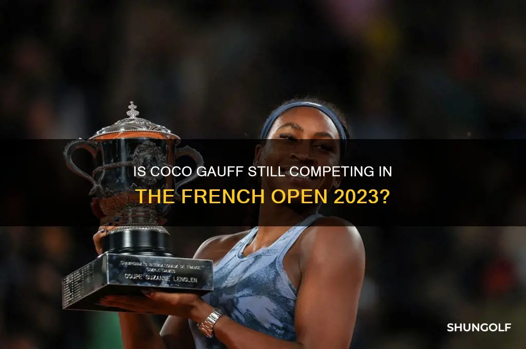 is coco golf still in the french open