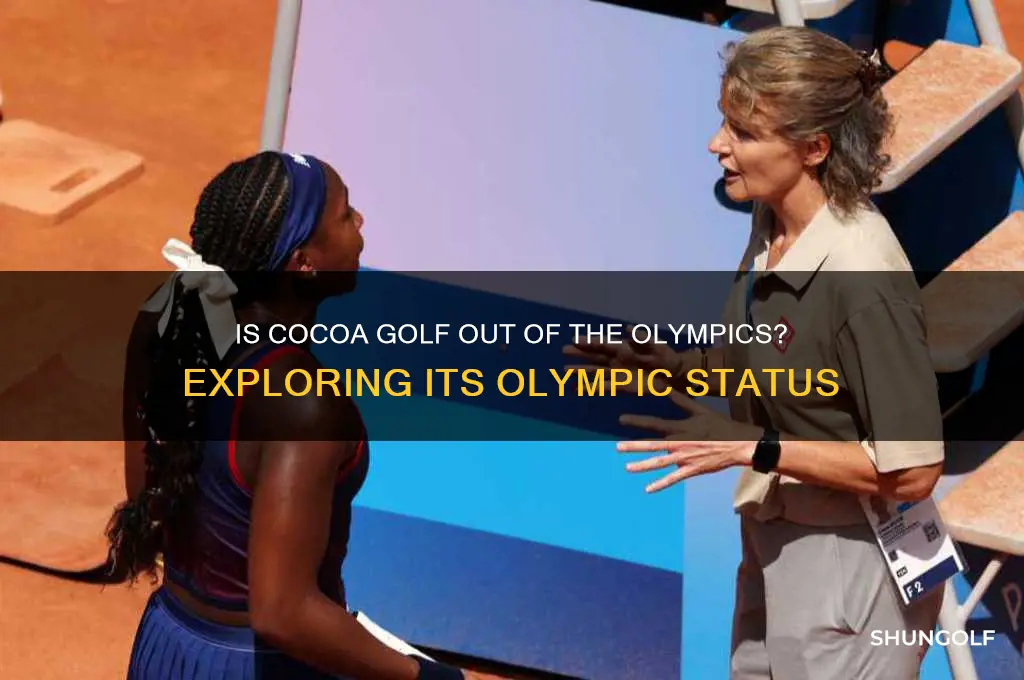 is cocoa golf out of the olympics