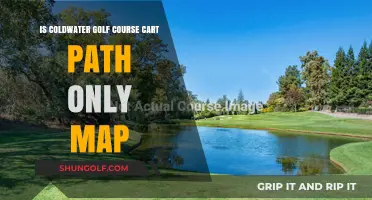 Coldwater Golf Course Cart Path Only Map: Navigate Your Game