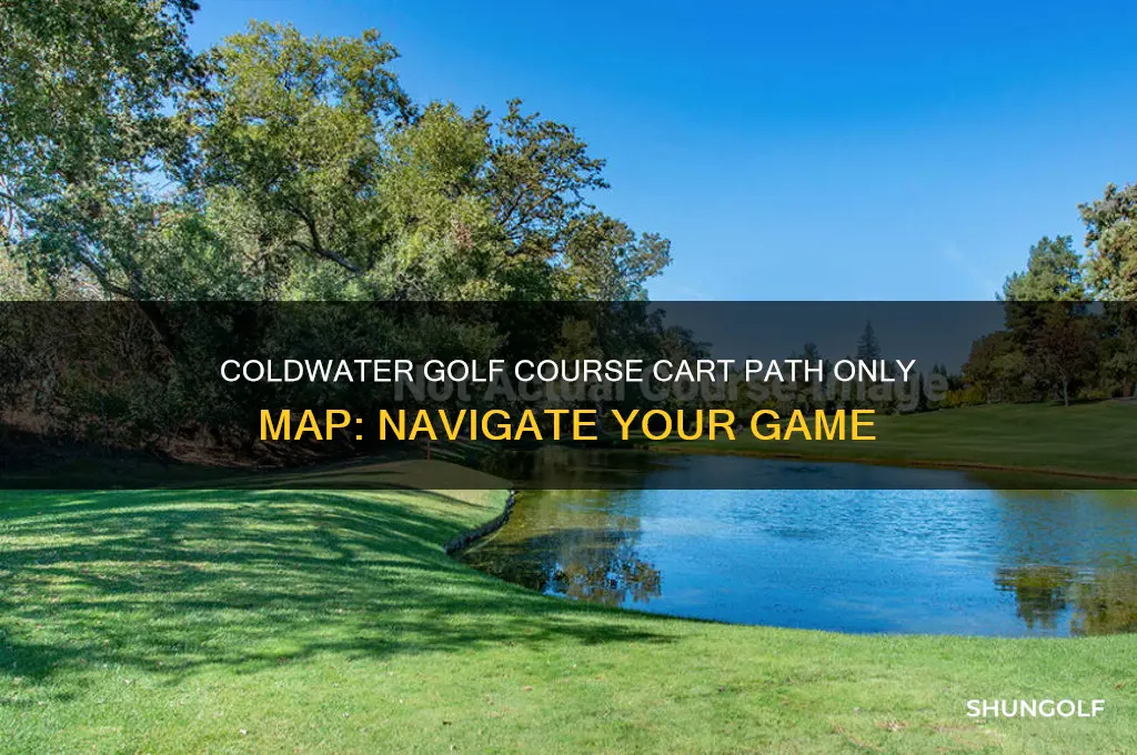 is coldwater golf course cart path only map