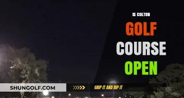 Is Colton Golf Course Open? Current Status and Updates