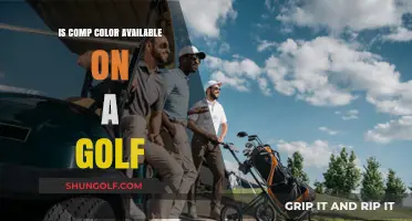 Is Comp Color an Option for Your Golf Model?
